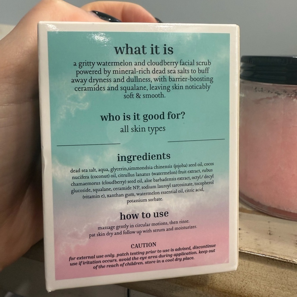 NIB Dallas & James Skincare Co. Watermelon Dream Saltwater Scrub - Picture 4 of 6